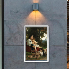 Rest by William-Adolphe Bouguereau poster 2