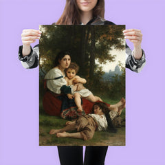 Rest by William-Adolphe Bouguereau poster 3