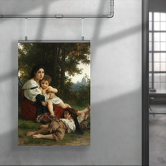 Rest by William-Adolphe Bouguereau poster 4