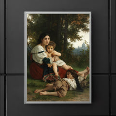 Rest by William-Adolphe Bouguereau poster 5