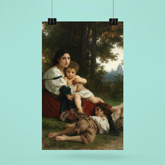 Rest by William-Adolphe Bouguereau poster 6