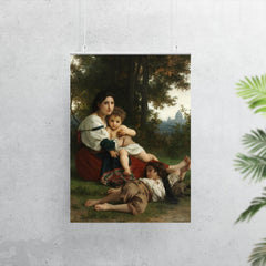 Rest by William-Adolphe Bouguereau poster 7