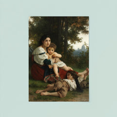 Rest by William-Adolphe Bouguereau poster 8