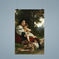 Rest by William-Adolphe Bouguereau poster 9