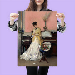 Reverie: The Letter by Raimundo de Madrazo y Garreta, 1870s poster 3