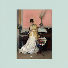 Reverie: The Letter by Raimundo de Madrazo y Garreta, 1870s poster 8