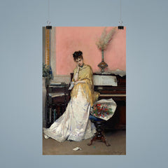 Reverie: The Letter by Raimundo de Madrazo y Garreta, 1870s poster 9