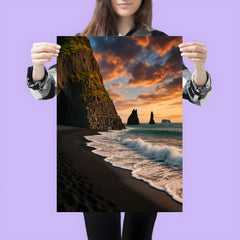 Reynisfjara Black Sand Beach Iceland poster 3