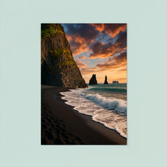 Reynisfjara Black Sand Beach Iceland poster 8