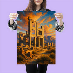 Rhyolite Ghost Town Nevada USA poster 3