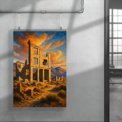 Rhyolite Ghost Town Nevada USA poster 4