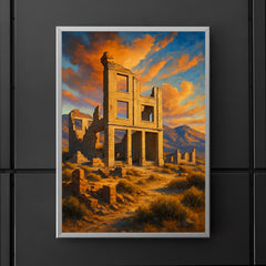 Rhyolite Ghost Town Nevada USA poster 5