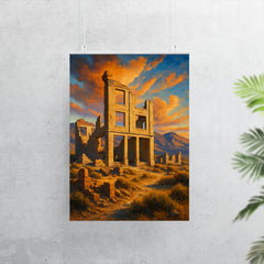 Rhyolite Ghost Town Nevada USA poster 7