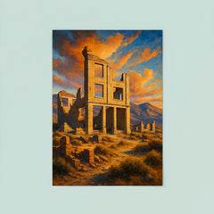 Rhyolite Ghost Town Nevada USA poster 8