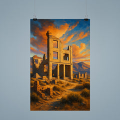 Rhyolite Ghost Town Nevada USA poster 9