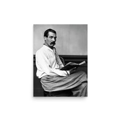 Richard Francis Burton poster on a plain backdrop in size 12"x16".