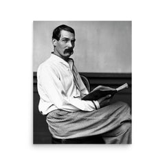 Richard Francis Burton poster on a plain backdrop in size 16"x20".