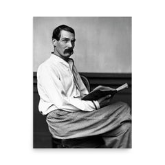 Richard Francis Burton poster on a plain backdrop in size 18"x24".