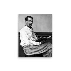 Richard Francis Burton poster on a plain backdrop in size 8"x10".