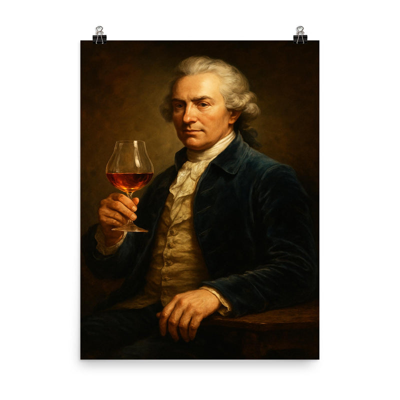 Richard Hennessy poster on a plain backdrop in size 8