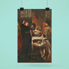 Richard II Resigning the Crown to Bolingbroke by John Gilbert, 1875–1876 poster 6