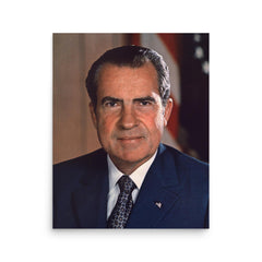 Richard Nixon poster on a plain backdrop in size 16"x20".