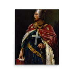 Richard the Lionheart poster on a plain backdrop in size 16"x20".