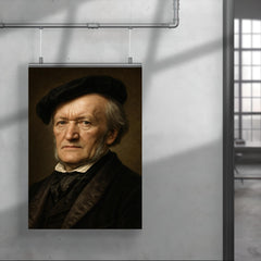 Richard Wagner portrait poster 4