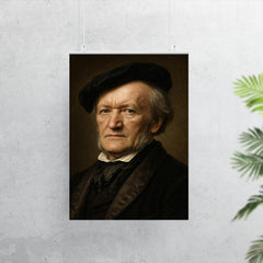 Richard Wagner portrait poster 7