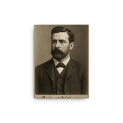 Richard Williams canvas print on a plain backdrop in size 12"x16".