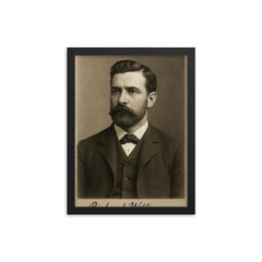 Richard Williams framed print on a plain backdrop in size 12"x16".