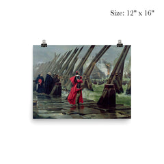 Richelieu on the Sea Wall of La Rochelle by Henri-Paul Motte poster 3