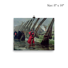 Richelieu on the Sea Wall of La Rochelle by Henri-Paul Motte poster 4