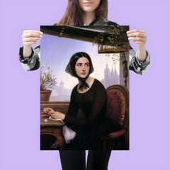 Rigolette Keeping Herself Busy While Germain is Away by Joseph Désiré Court poster 3