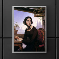 Rigolette Keeping Herself Busy While Germain is Away by Joseph Désiré Court poster 5