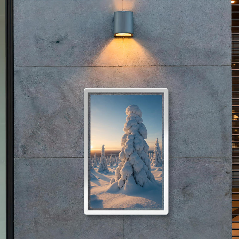 Riisitunturi Snow laden Trees Finland poster 2