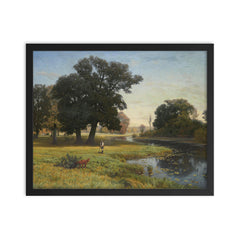 River Gnilitsa by Vladimir Donatovich Orlovsky framed print on a plain backdrop in size 16"x20".
