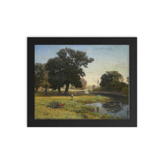 River Gnilitsa by Vladimir Donatovich Orlovsky framed print on a plain backdrop in size 8"x10".
