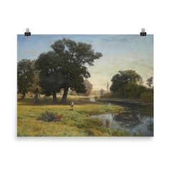 River Gnilitsa by Vladimir Donatovich Orlovsky poster on a plain backdrop in size 8"x10".