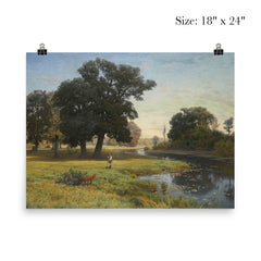 River Gnilitsa by Vladimir Donatovich Orlovsky poster 5