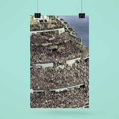 RMS Queen Elizabeth Arriving in New York Harbor with Soldiers, 1945 poster 6