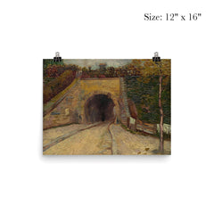 Roadway with Underpass by Vincent van Gogh, 1887 poster 3