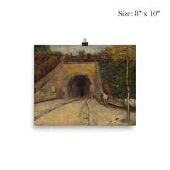 Roadway with Underpass by Vincent van Gogh, 1887 poster 4