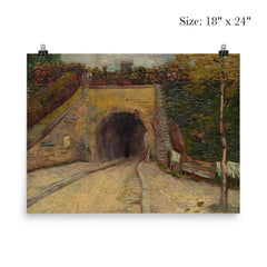 Roadway with Underpass by Vincent van Gogh, 1887 poster 5