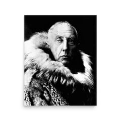 Roald Amundsen poster on a plain backdrop in size 16"x20".