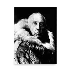 Roald Amundsen poster on a plain backdrop in size 18"x24".