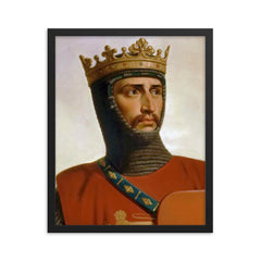 Robert Curthose framed print on a plain backdrop in size 16"x20".