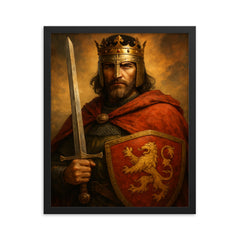 Robert Curthose framed print on a plain backdrop in size 16"x20".