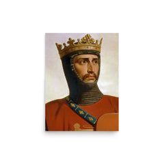 Robert Curthose poster on a plain backdrop in size 12"x16".