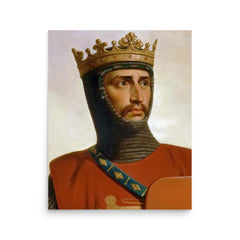 Robert Curthose poster on a plain backdrop in size 16"x20".